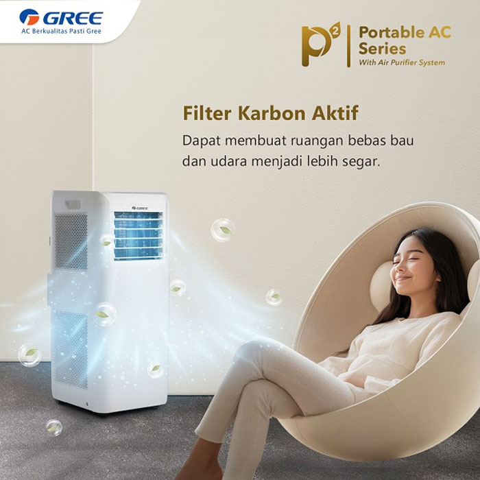 Gree AC Portable P2 Series Standard 1 PK - GPC-09P2